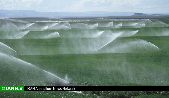 تجهیز ۹۲ هزار هکتار از اراضی کشاورزی به سیستم آبیاری نوین