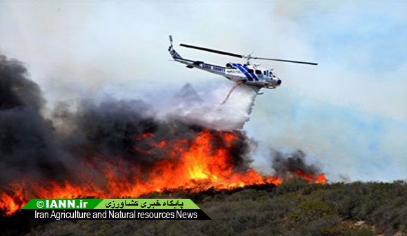 افزایش خسارت آتش‌سوزی جنگل‌ها در پی عدم تخصیص بالگرد