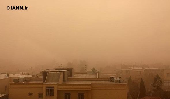 گزارش تصویری/ طوفان شن در زابل