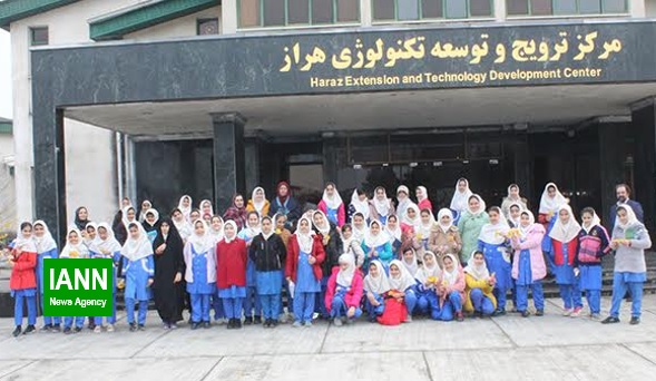 بازدید دانش آموزان مدرسه ابتدایی شهید صابر آمل، از مرکز ترویج و توسعه تکنولوژی هراز